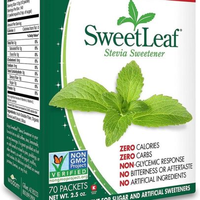 SweetLeaf Stevia Sweetener, Natural, Non-GMO, Keto Friendly